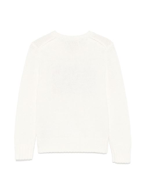 Maglione bambino Polo Ralph Lauren avorio con bandiera americana RALPH LAUREN KIDS | 668285006